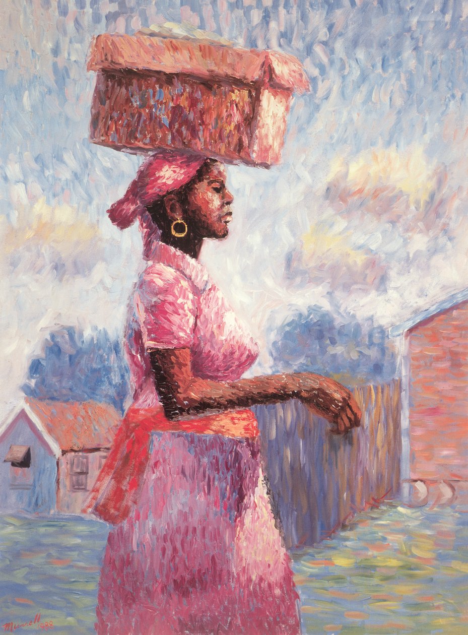 Afrikansk dame, 1988 av Carlton Murrell