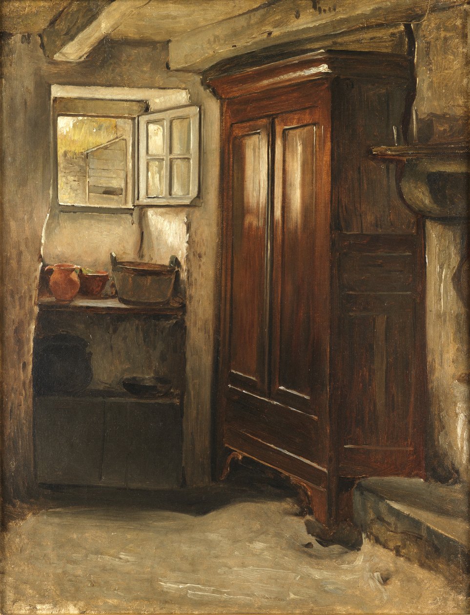 Studie (olje på lerret) av Carlton Alfred Smith