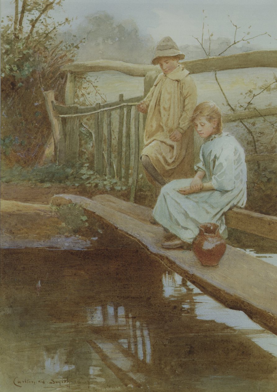 Venter på en matbit av Carlton Alfred Smith