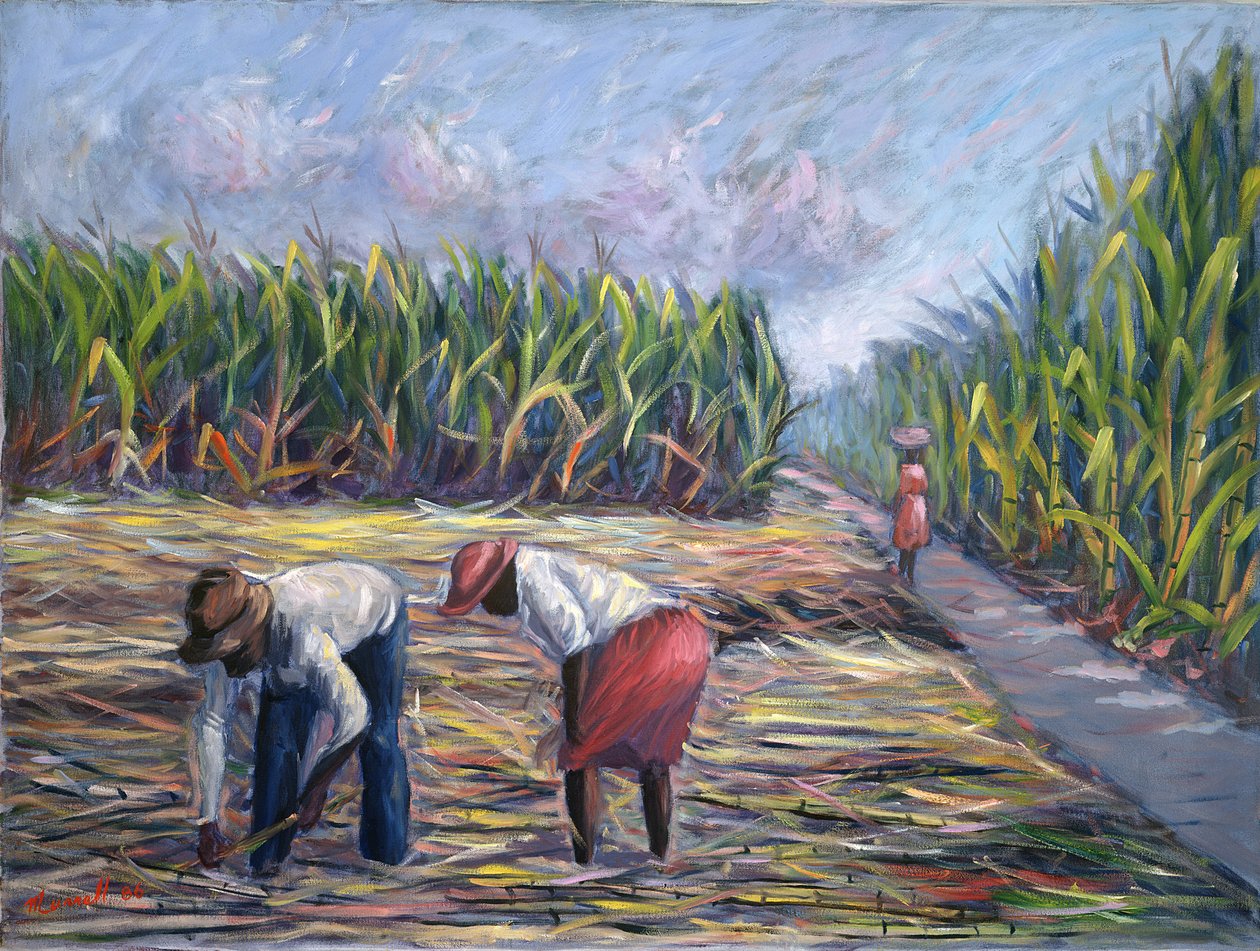 Sukkerrørhøst, 1986 av Carlton Murrell