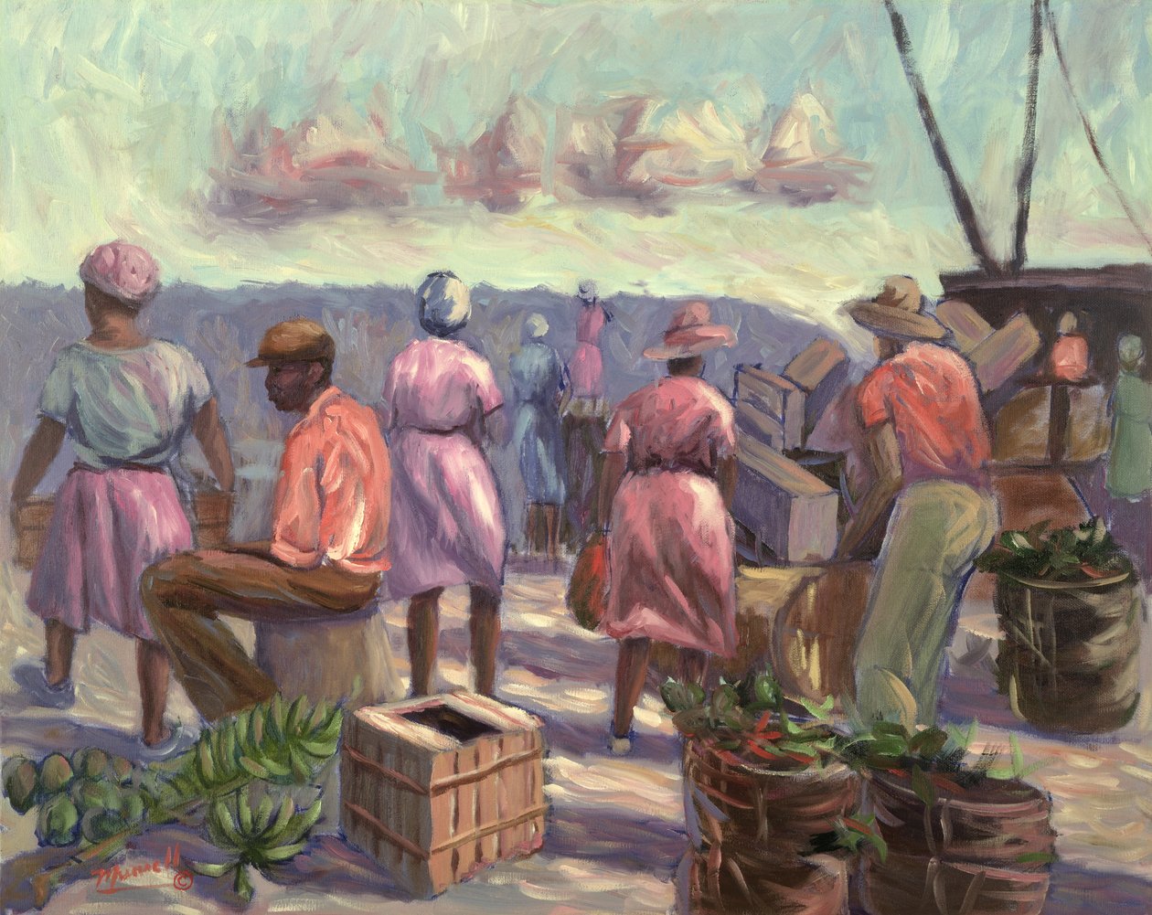 Markedsplassen, 1988 av Carlton Murrell