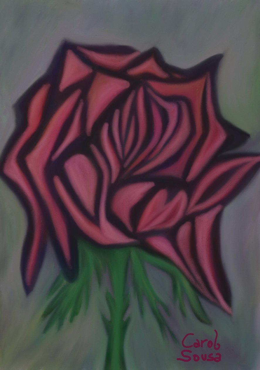 modernistisk rose av Carol Sousa Cuello