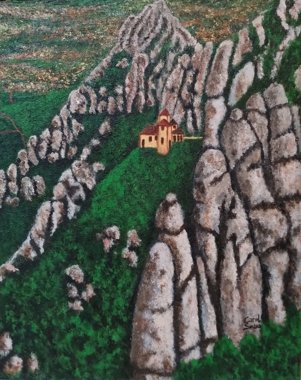Santa Cova de Montserrat av Carol Sousa Cuello