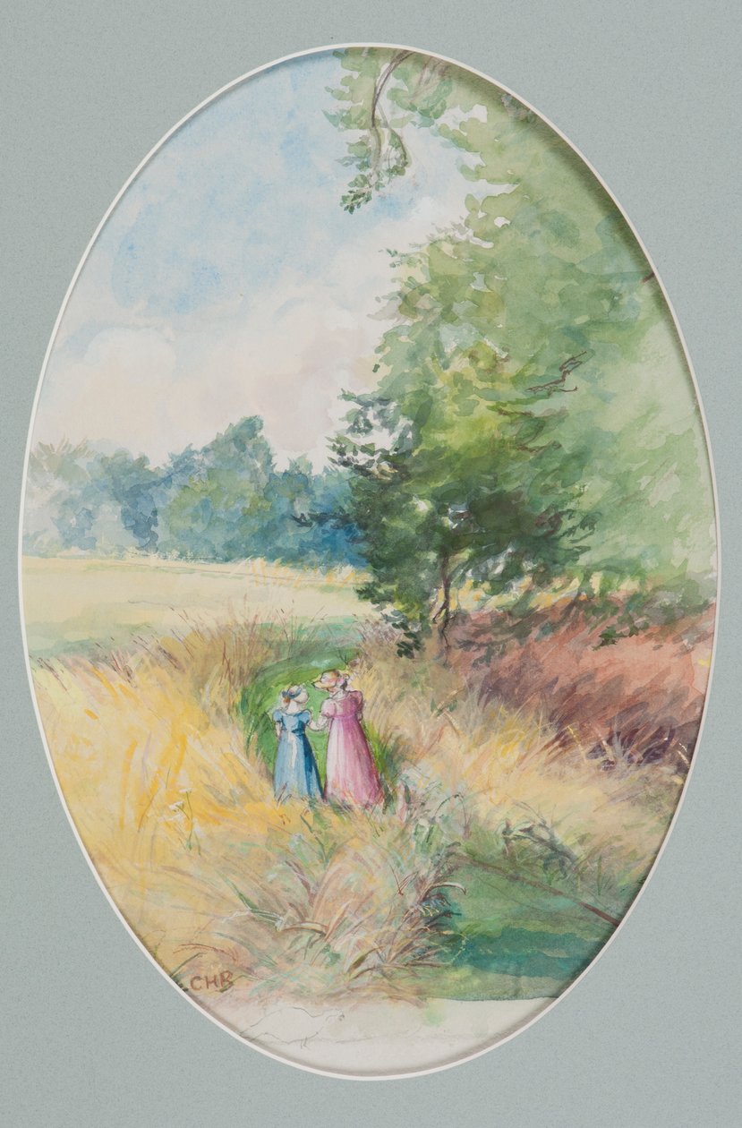 Our Grand Walk to Weston, 2006 (wc på papir) av Caroline Hervey Bathurst