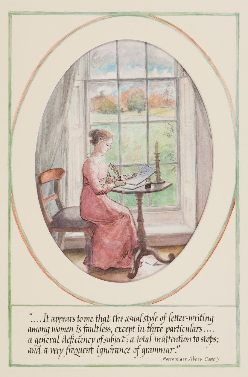 The Art of Letter Writing, 2007 (wc på papir) av Caroline Hervey Bathurst