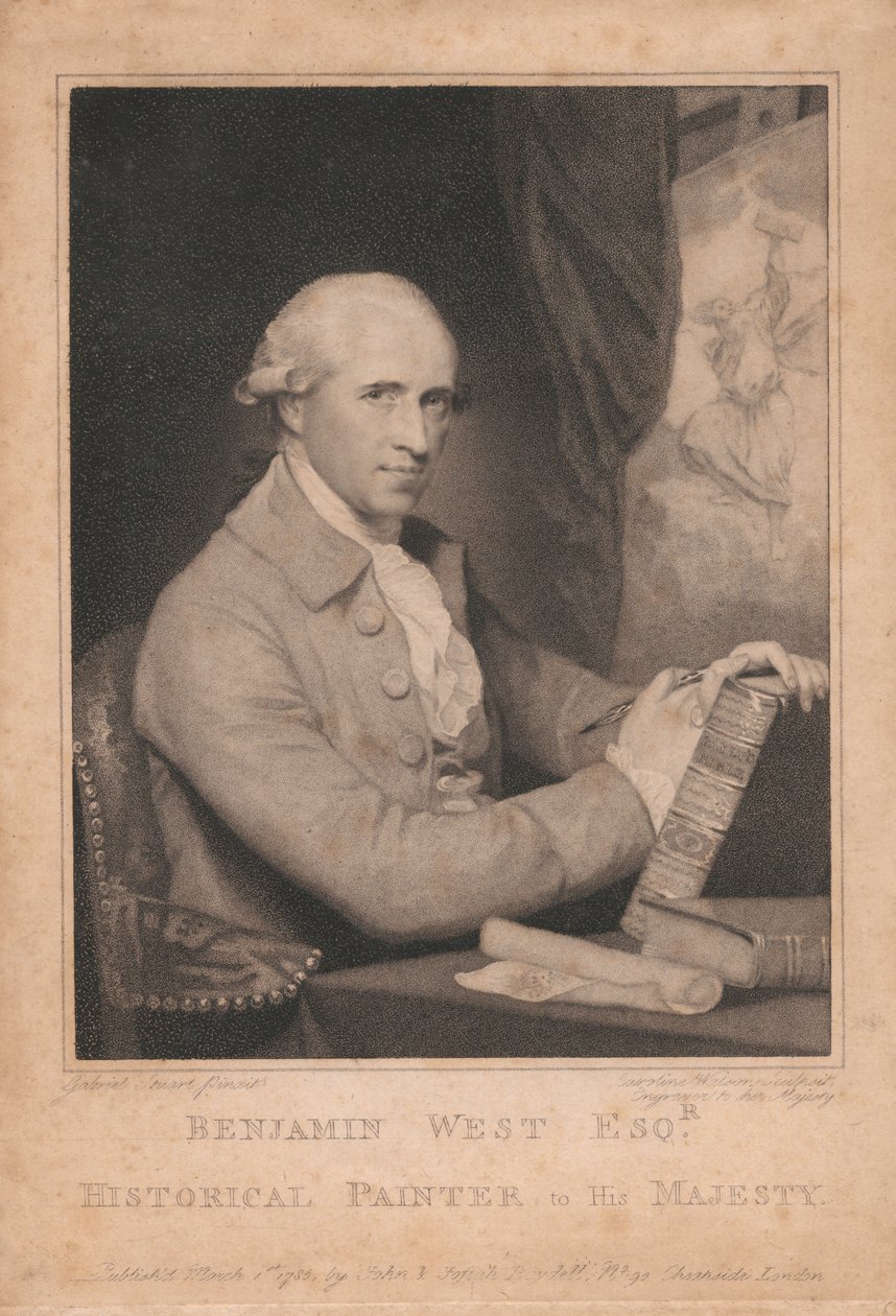 Benjamin West Esq., Hans Majestets historiemaler av Caroline Watson