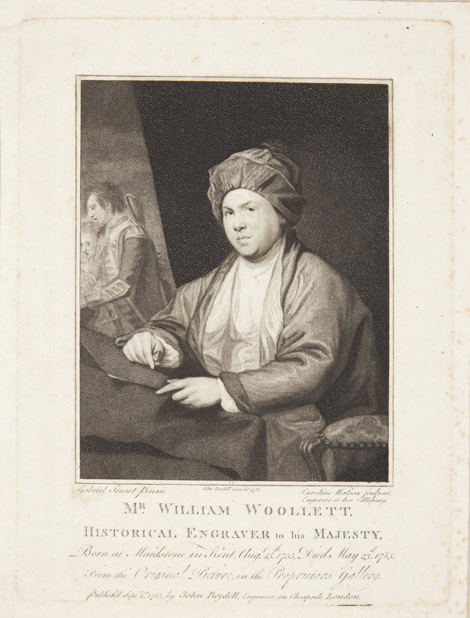 William Woollett av Caroline Watson