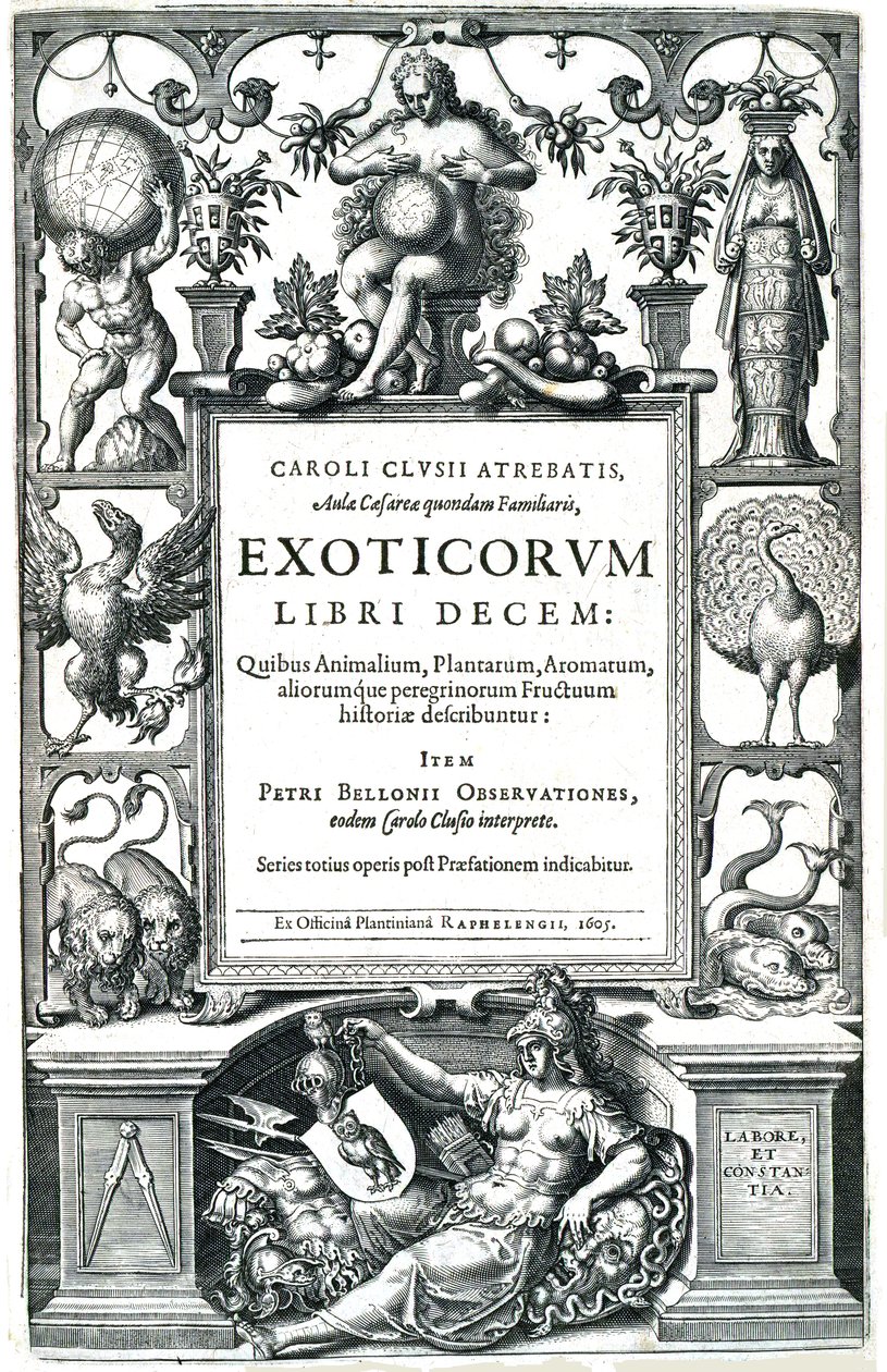 Ti bøker av det eksotiske av Carolus Clusius
