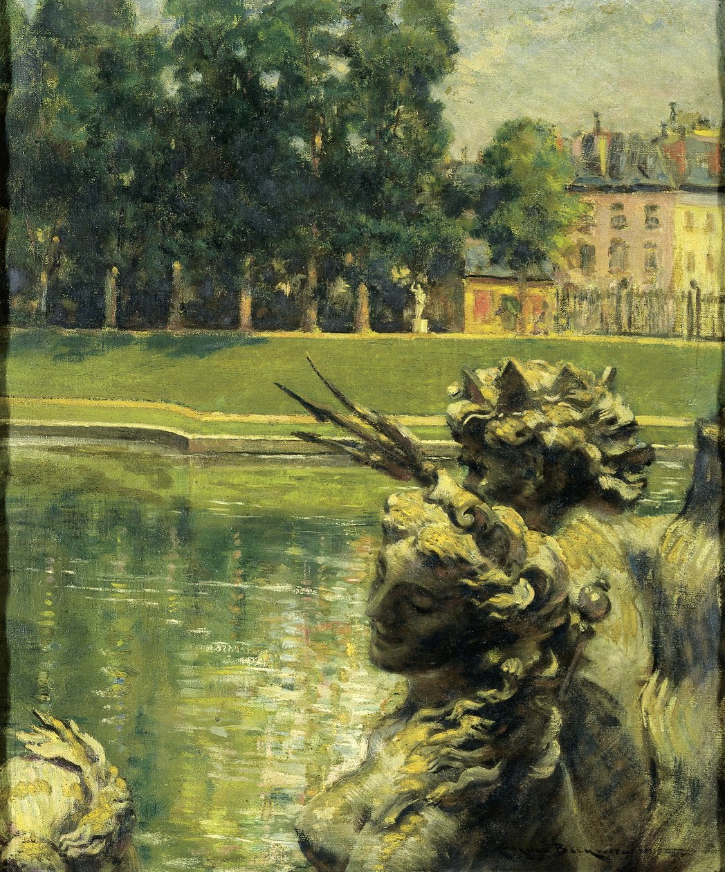 Neptuns basseng, Versailles, 1913. av Carroll Beckwith