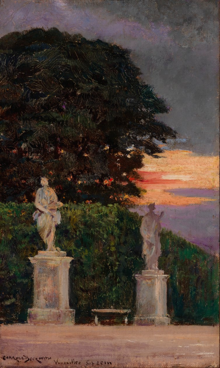 Corner of the Terrace, Versailles, 1911. av Carroll Beckwith