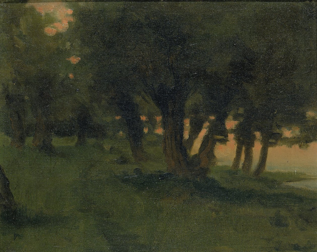 På bredden av Rhinen, nær St. Germain ved Mont d