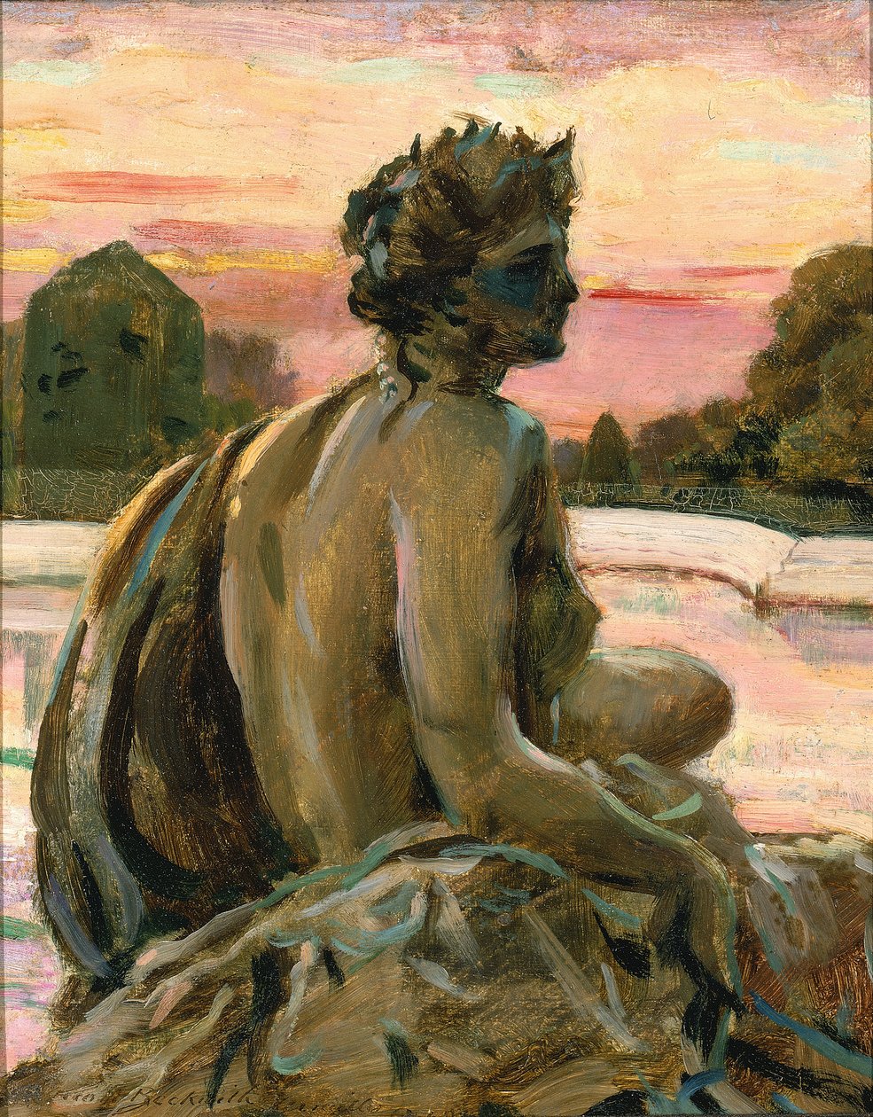 En av figurene på Parterre d