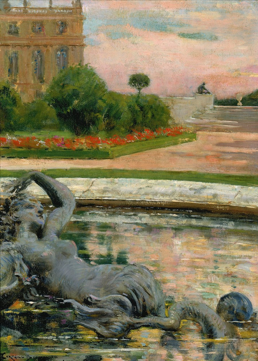 North Parterre, sirenenes fontene, 1913. av Carroll Beckwith