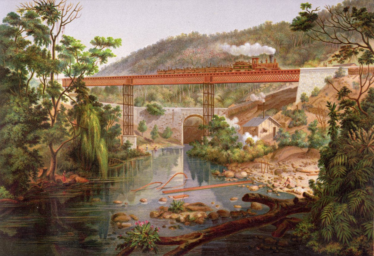 Railway Bridge at Atoyac, fra 