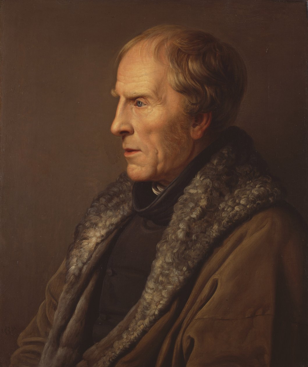 Portrett av maleren Caspar David Friedrich av Caspar David Friedrich