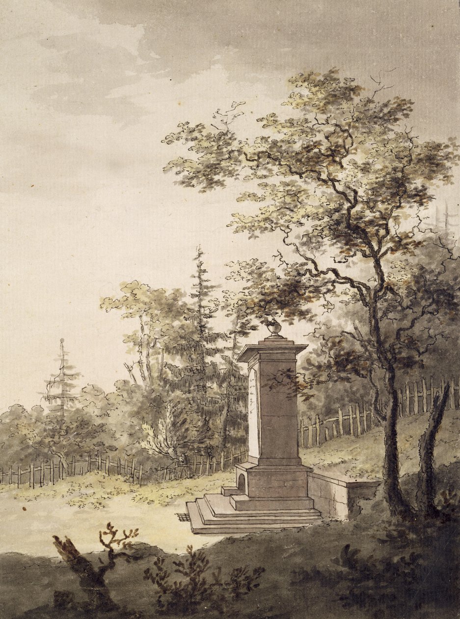 Emilias Kilde, 1797 (penn og blekk og toalett på papir) av Caspar David Friedrich