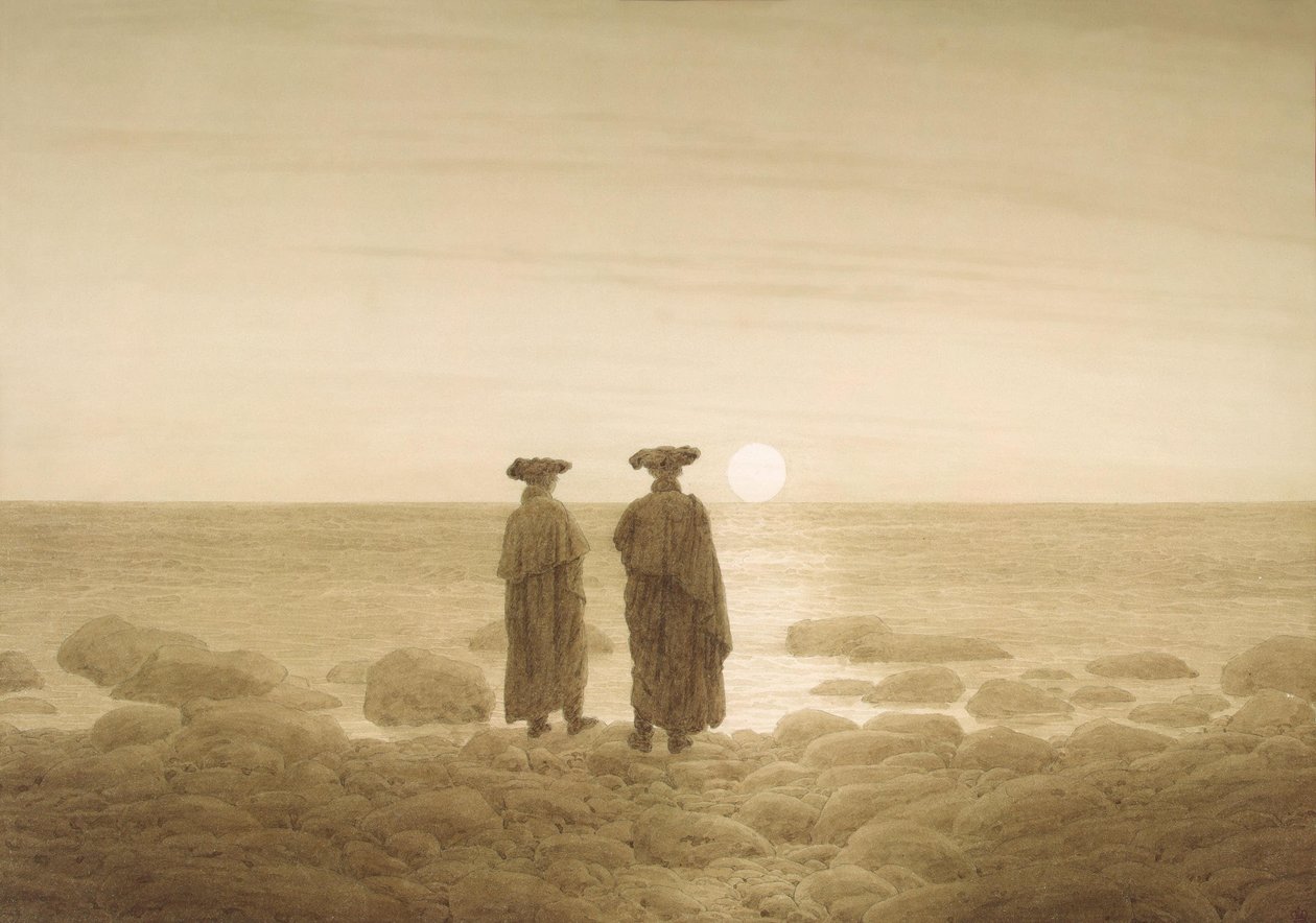 Måneoppgang av Caspar David Friedrich