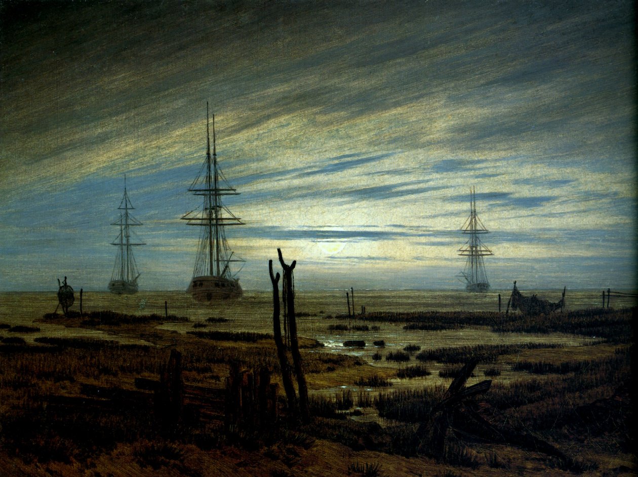 Skip i veikanten av Caspar David Friedrich