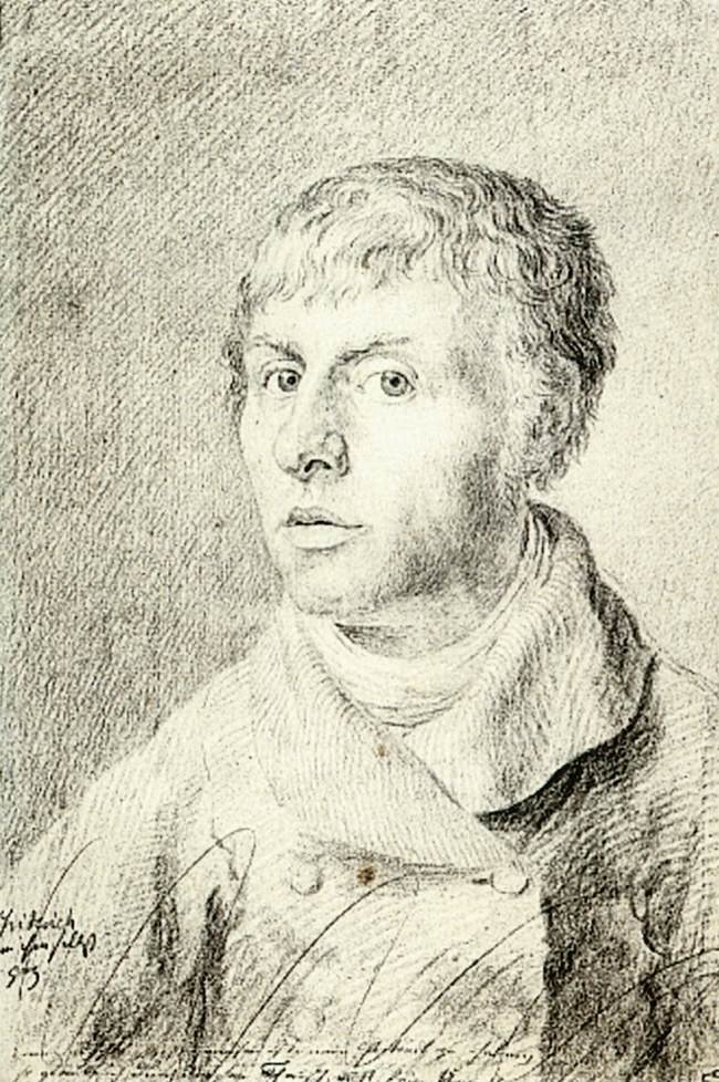 Selvportrett av Caspar David Friedrich