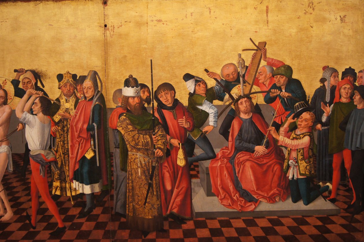Colmar altertavle (flagelering, kroning med torner) av Caspar Isenmann