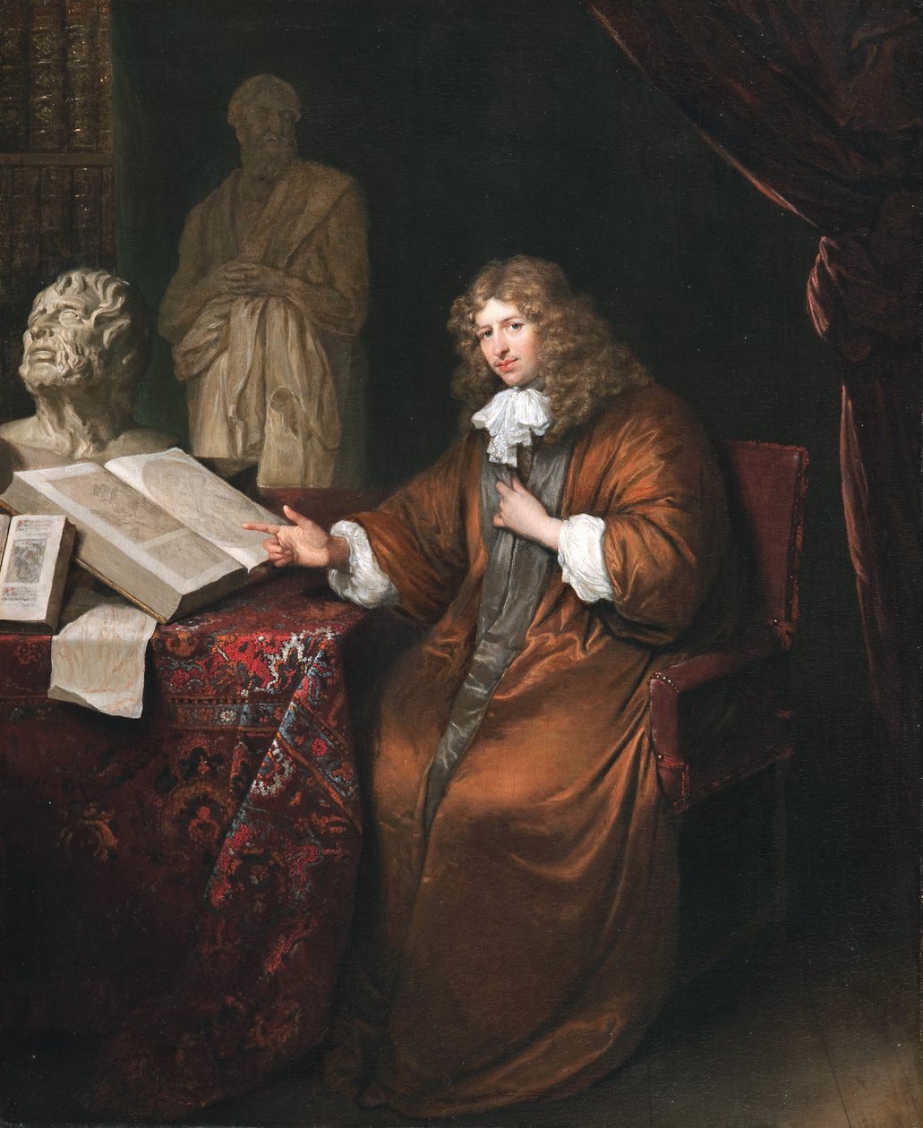 Portrett av Abraham van Lennep av Caspar Netscher