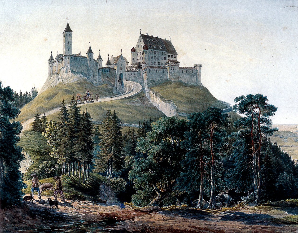 Alt-Trauchburg slott av Caspar Obach