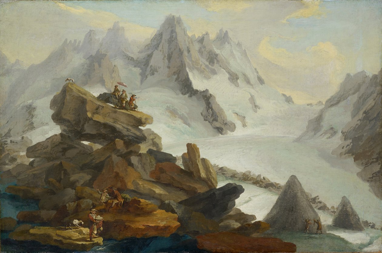 Fjellene ved Lauteraar, 1776 av Caspar Wolf