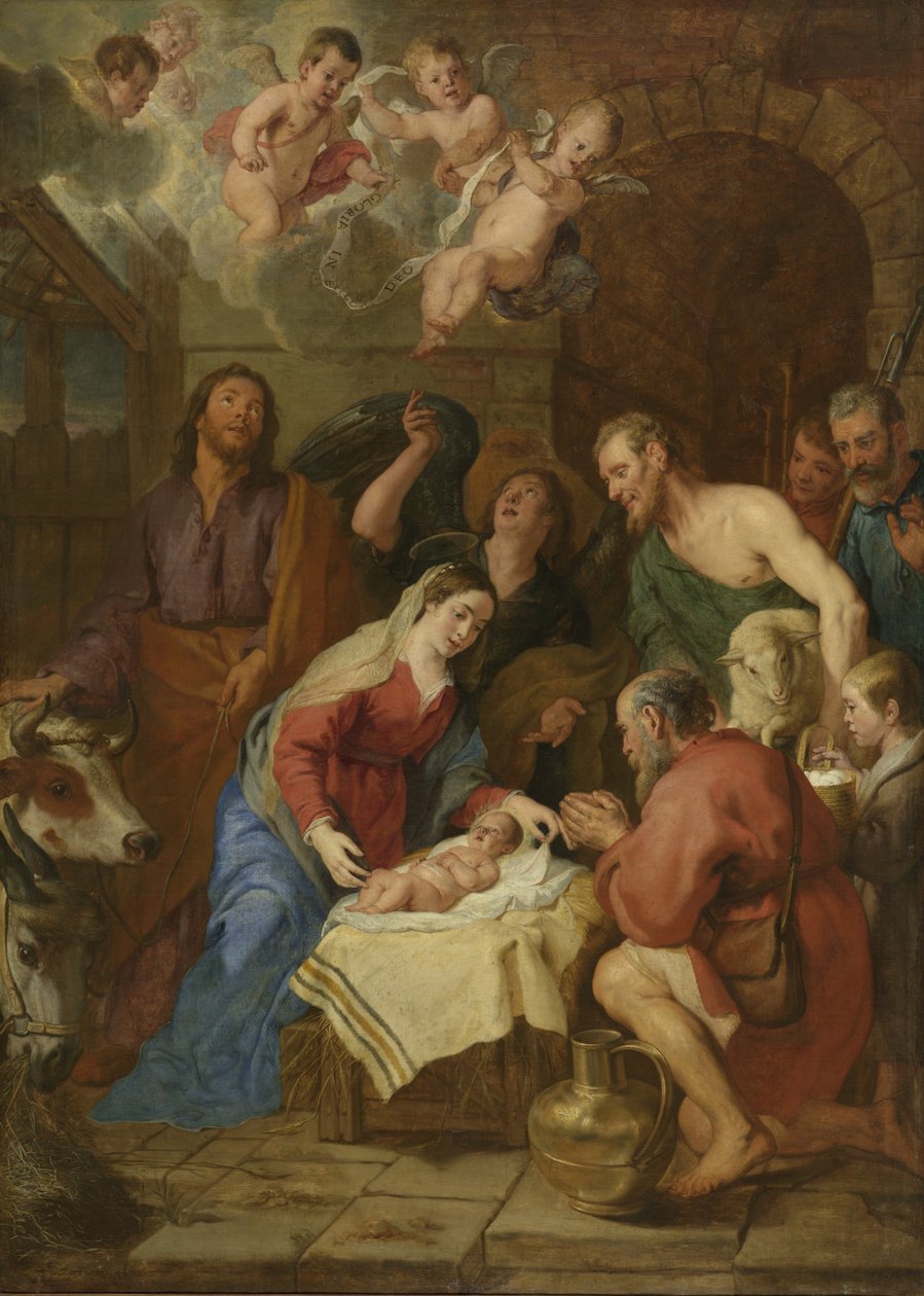 Tilbedelsen av hyrdene av Caspar de Crayer