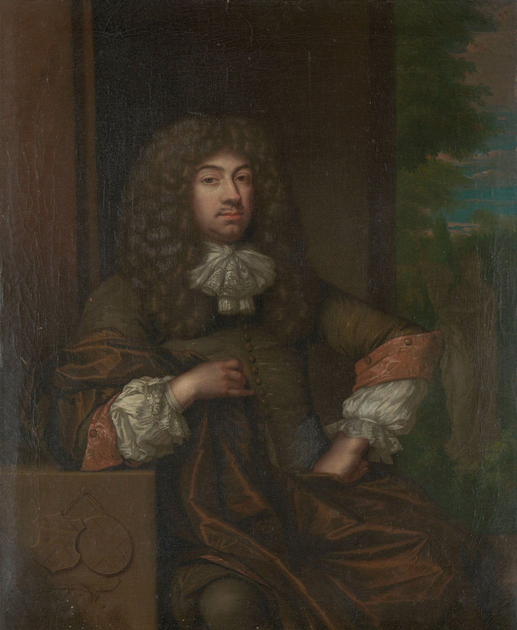 Portrett av Jan Boudaen Courten av Caspar (after) Netscher