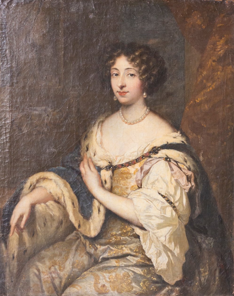 Portrett av Maria Mancini Colonna av Caspar (attr. to) Netscher