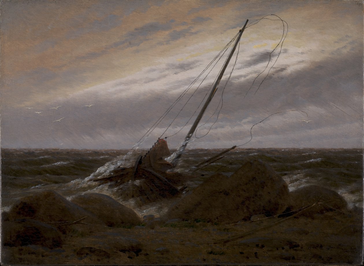 Etter stormen av Caspar David Friedrich