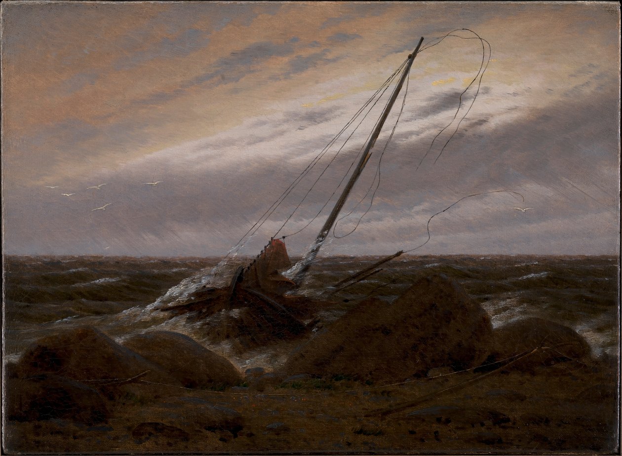 Etter stormen, 1817. av Caspar David Friedrich