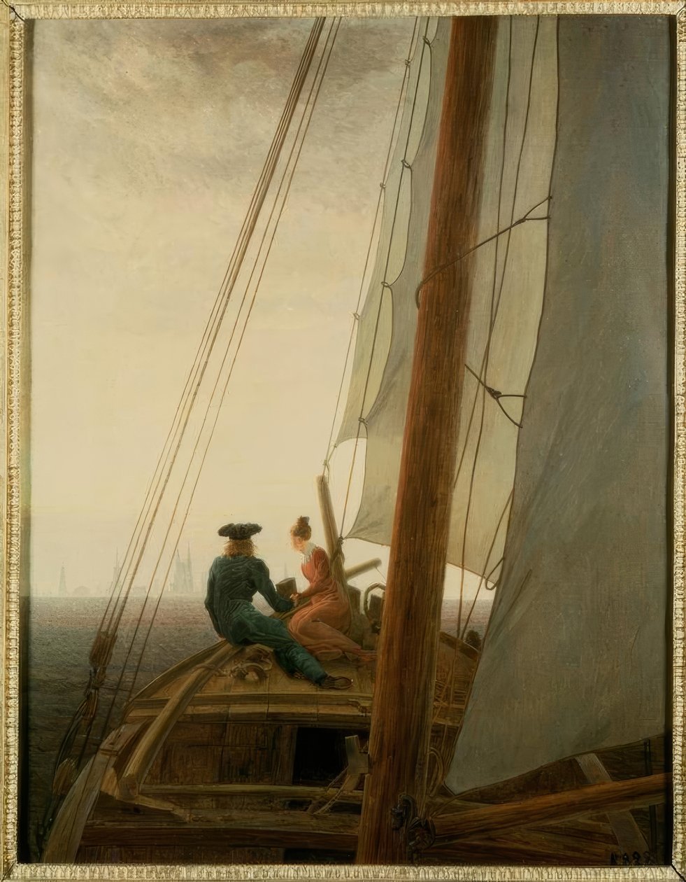På sjømannen av Caspar David Friedrich