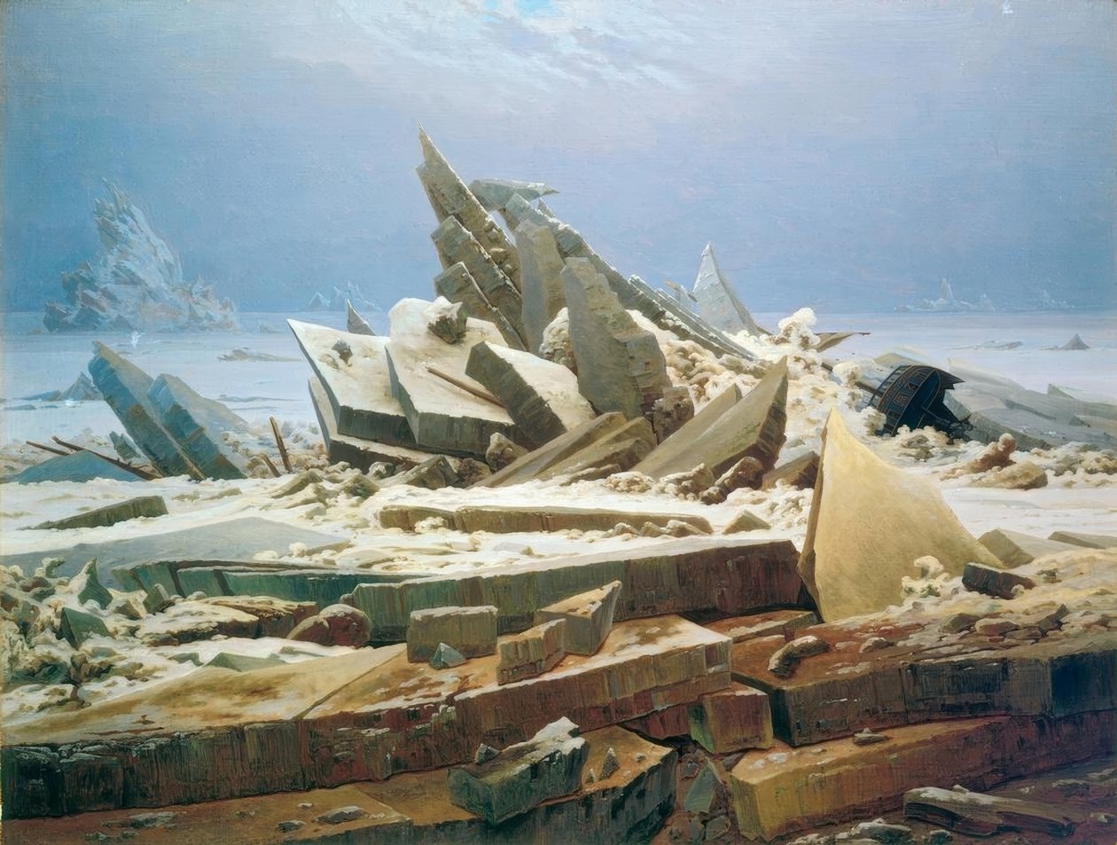 Polhavet av Caspar David Friedrich