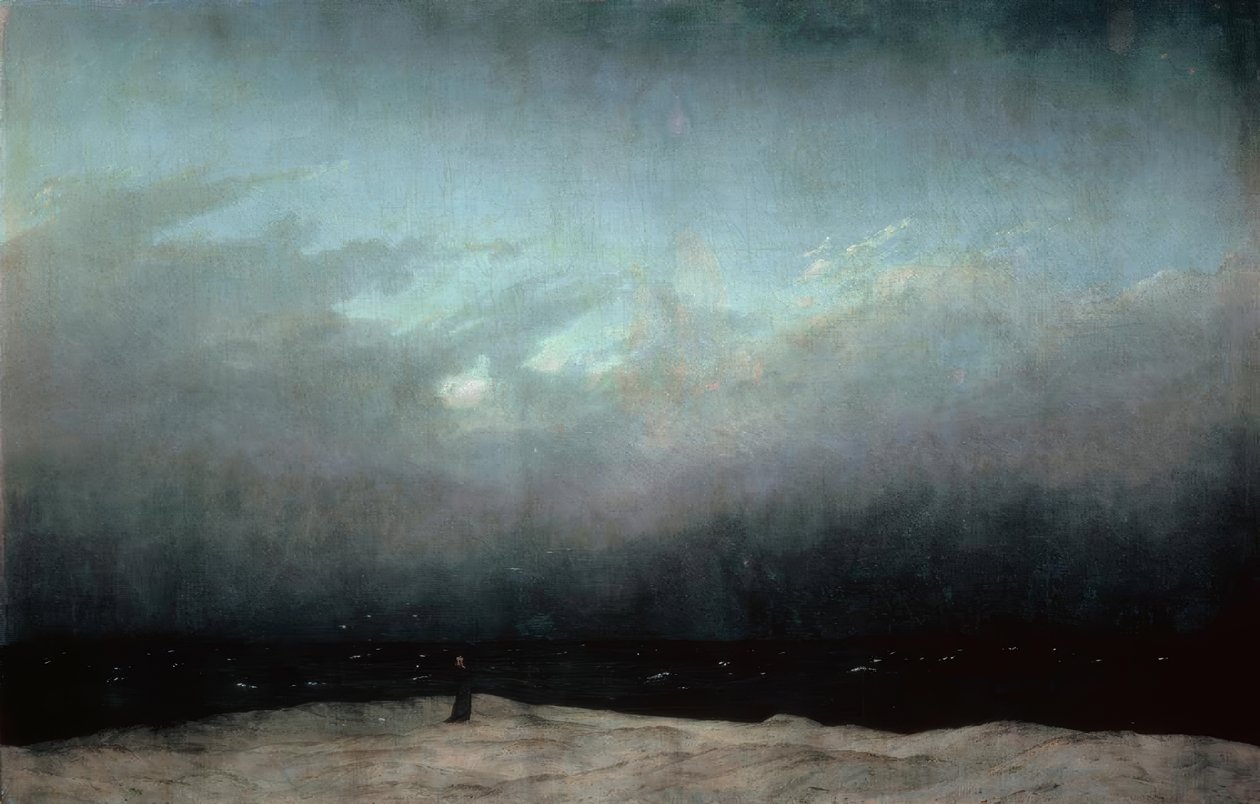 Munken ved havet av Caspar David Friedrich