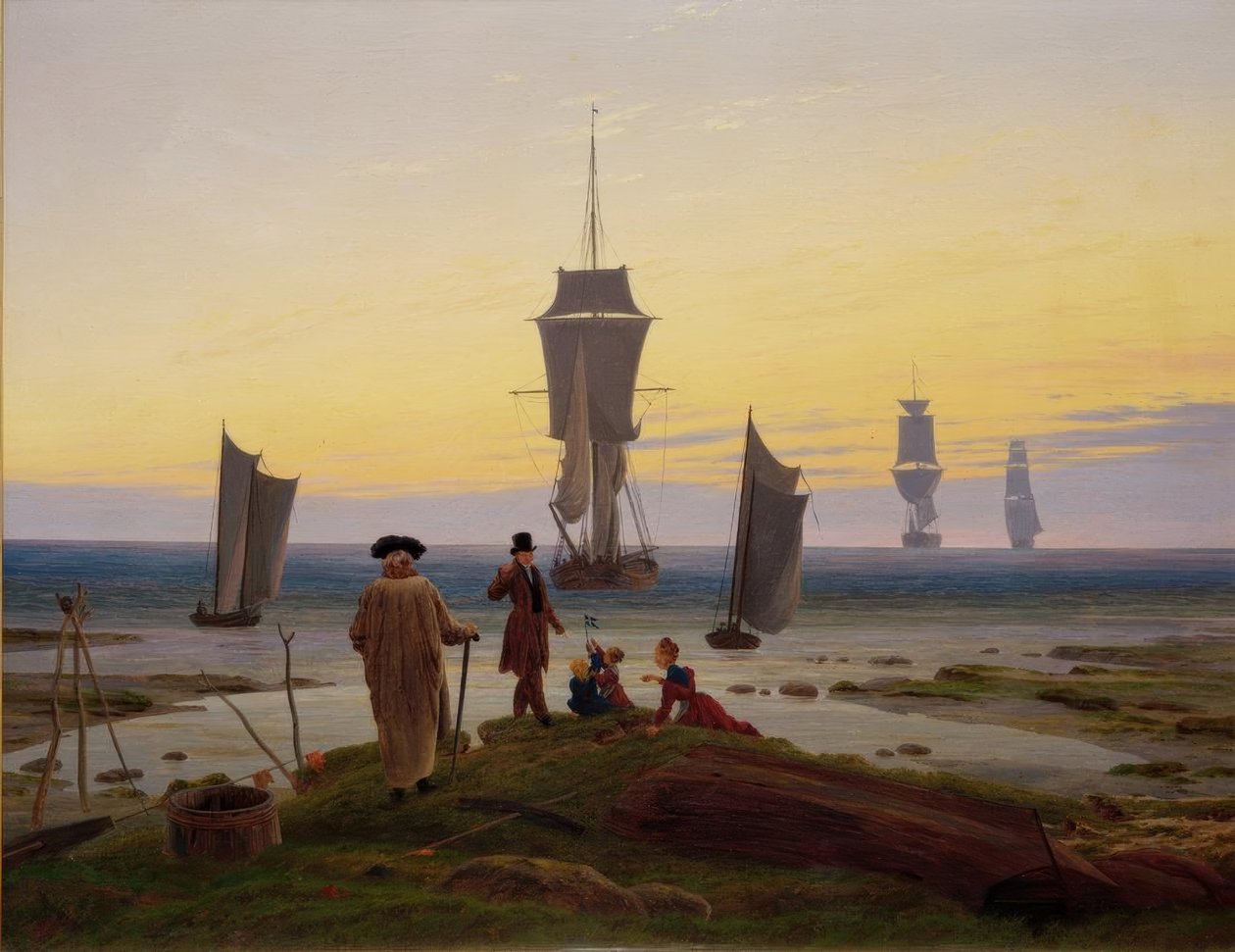 Stadiene i livet av Caspar David Friedrich