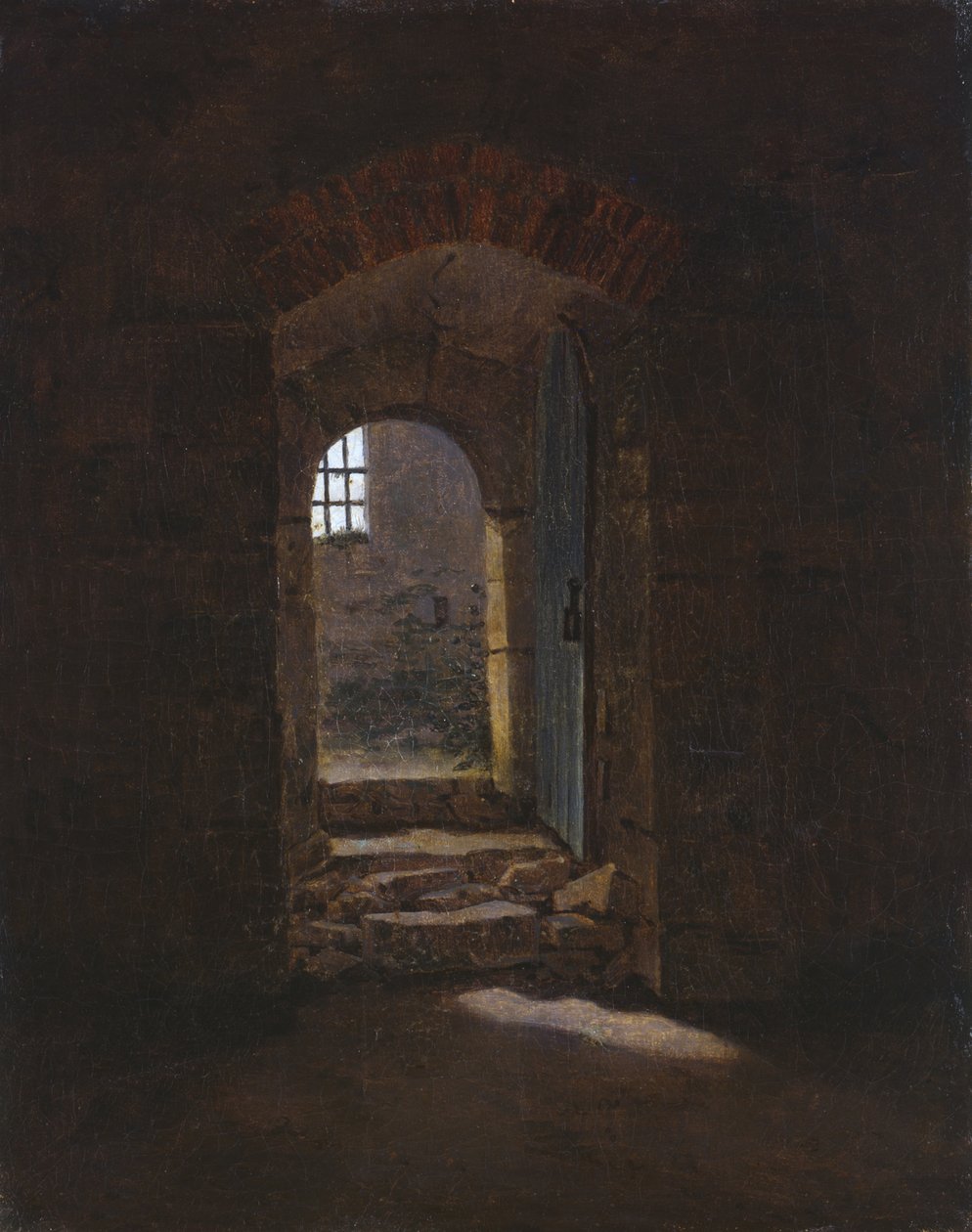 Døråpning i Meissen, 1827 av Caspar David Friedrich