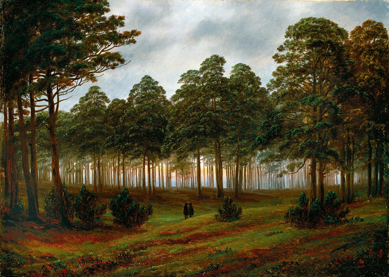 Kveld av Caspar David Friedrich