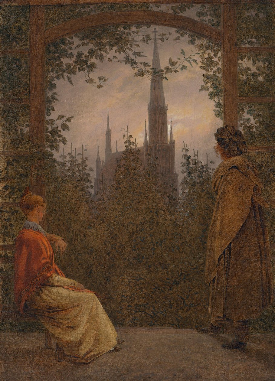 Hagepaviljong av Caspar David Friedrich
