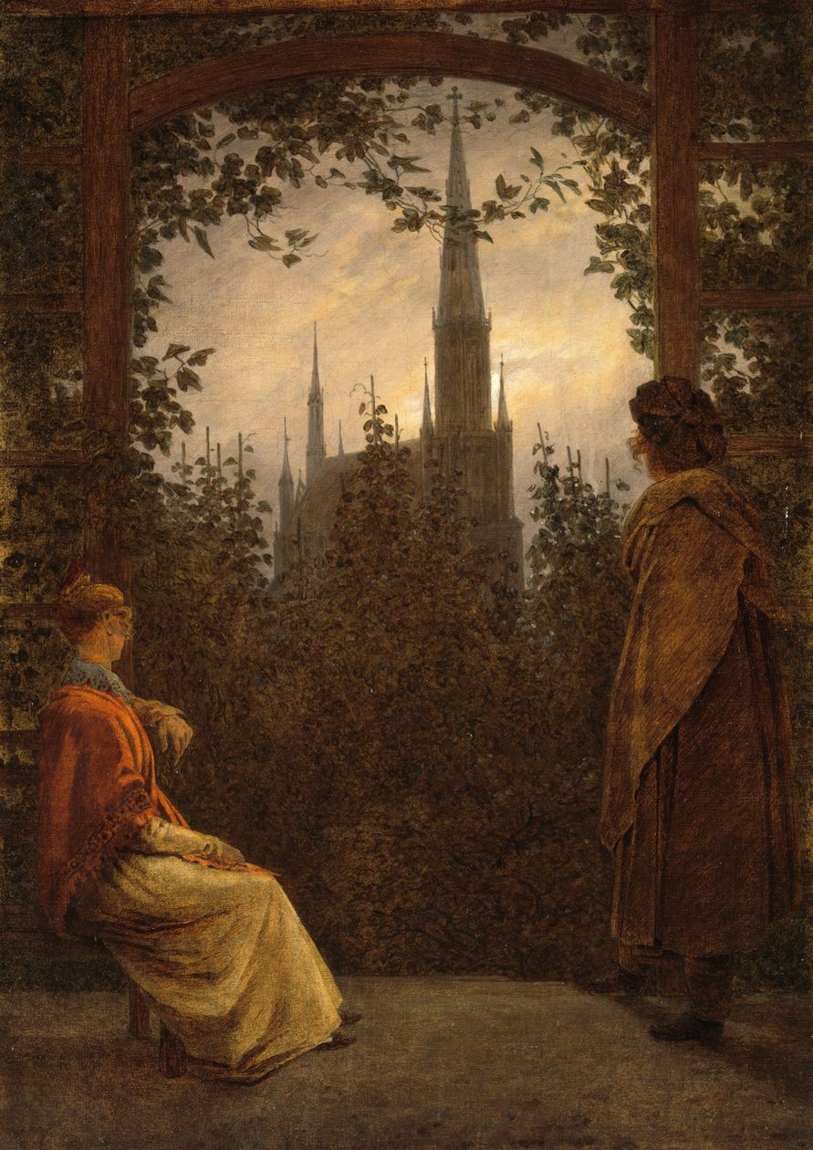 Hagepaviljong av Caspar David Friedrich