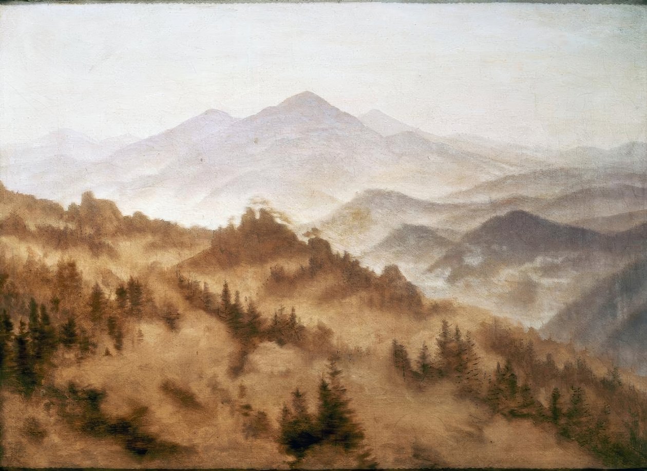 Fjelllandskap av Caspar David Friedrich