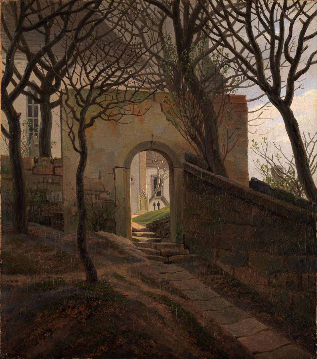 Kirkegårdsporten av Caspar David Friedrich