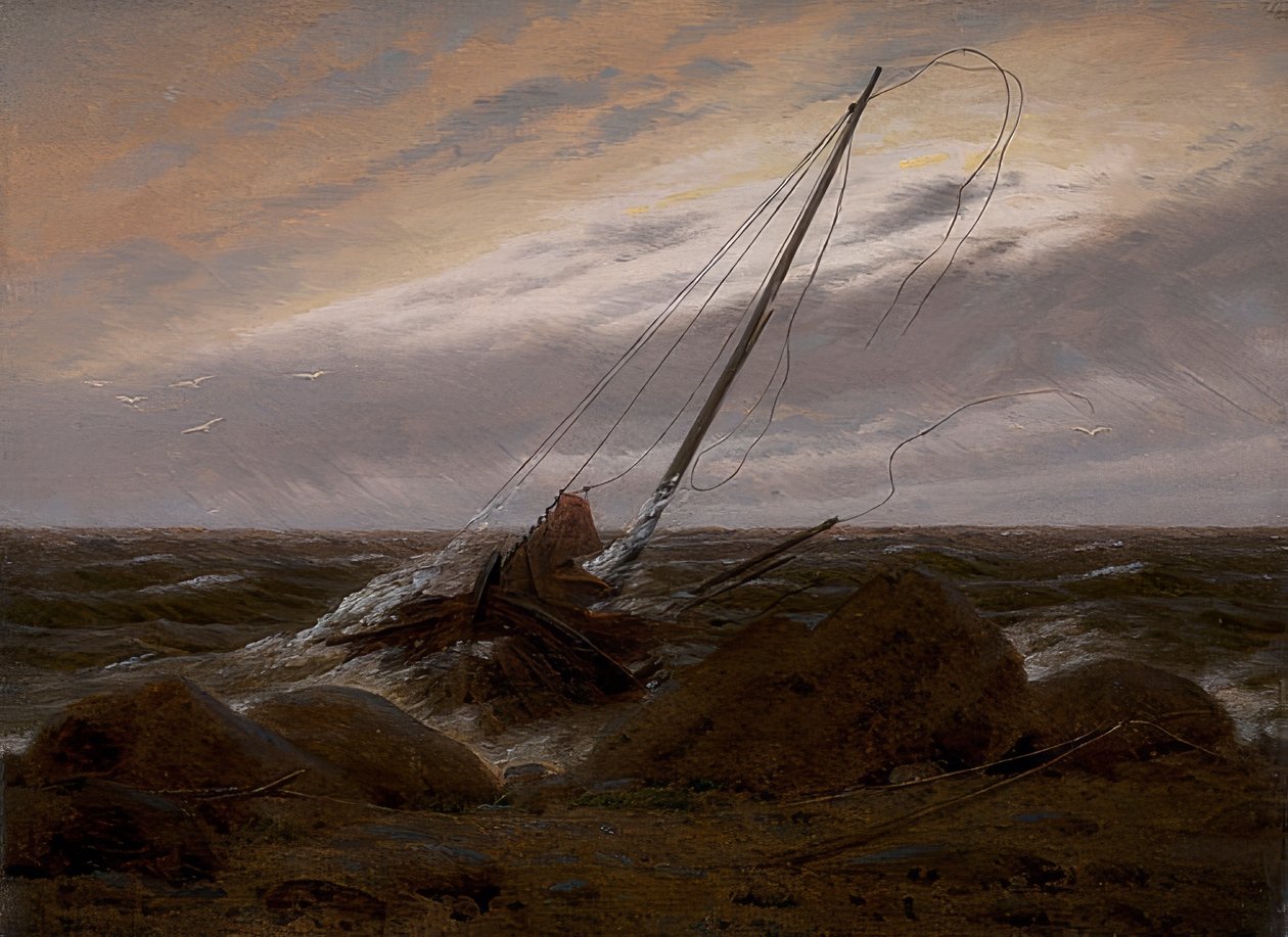 Etter stormen. 1817 av Caspar David Friedrich
