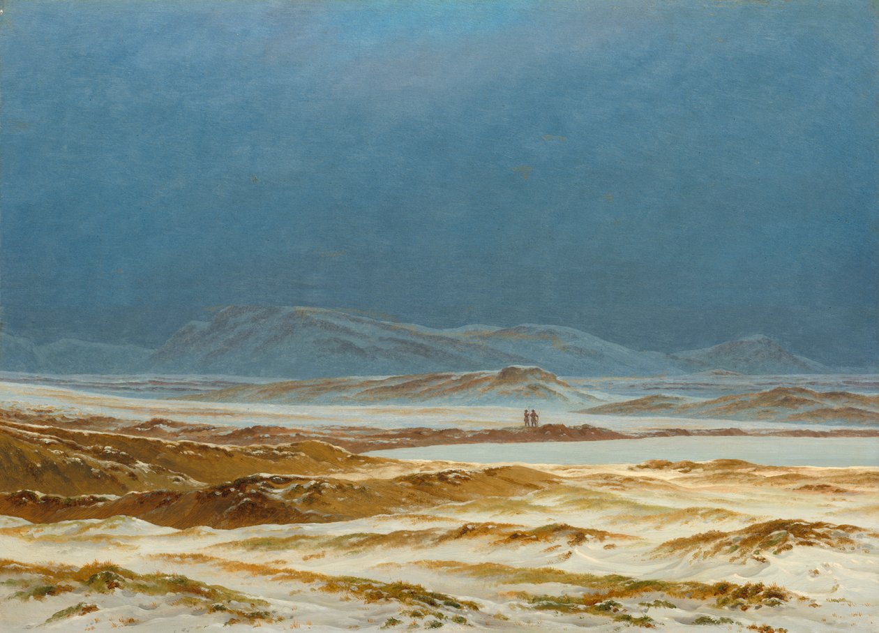 Nordlandskap, vår av Caspar David Friedrich