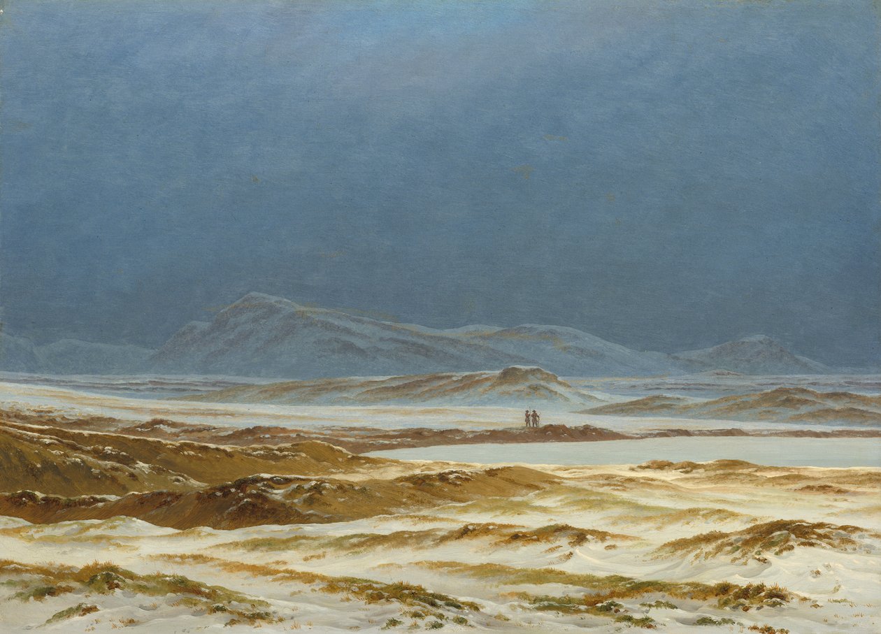 Nordlig landskap, vår, ca. 1825 (olje på lerret) av Caspar David Friedrich