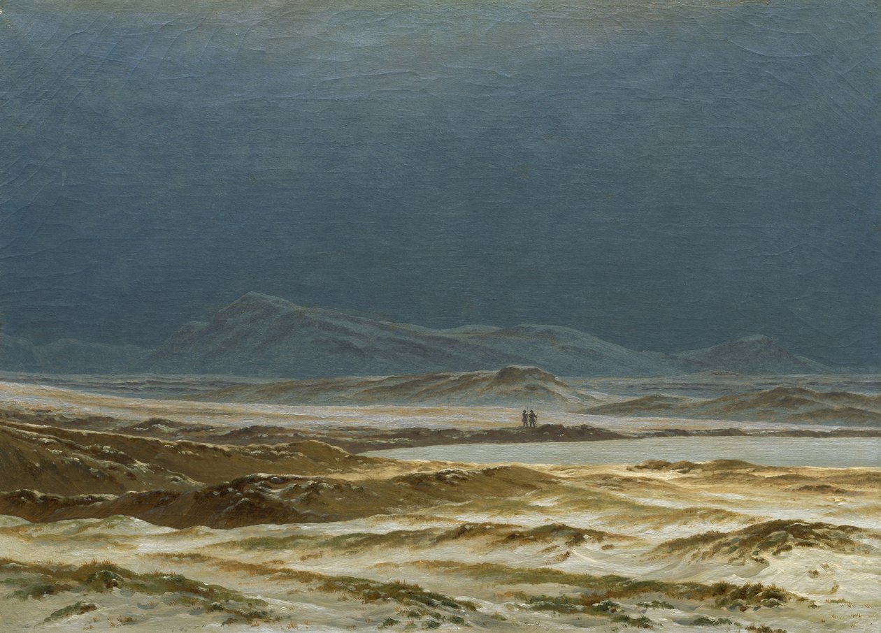 Nordlig landskap, vår, ca 1825 av Caspar David Friedrich