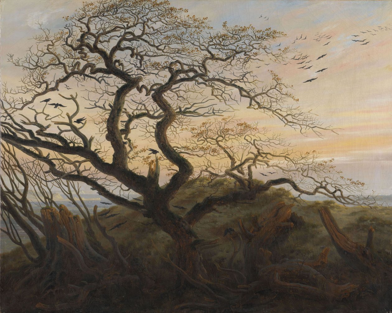 Kråketreet av Caspar David Friedrich