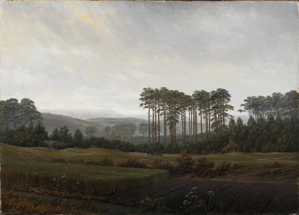 Tidene på dagen: Ettermiddagen, 1821-1822 av Caspar David Friedrich