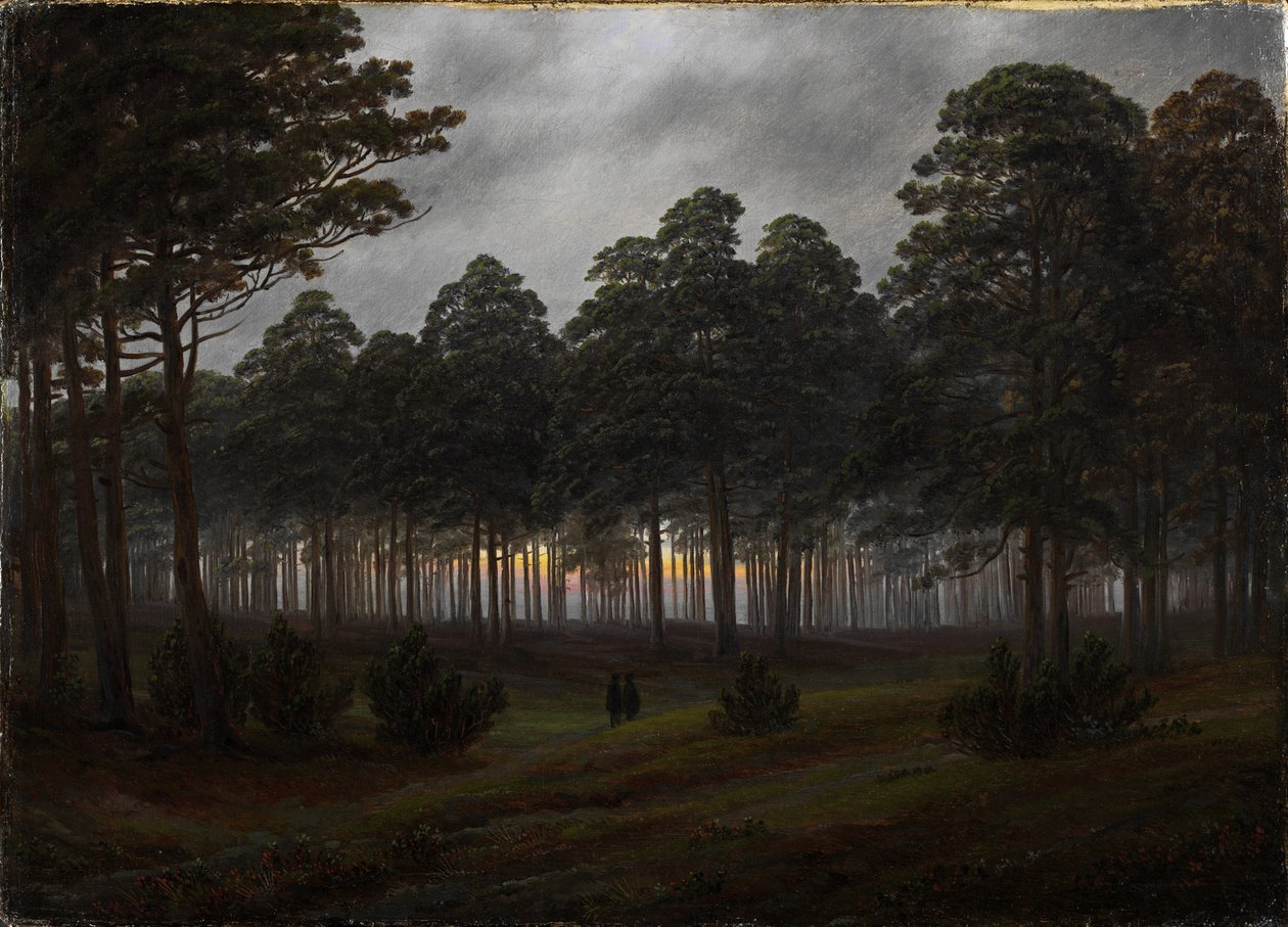 Tidene på dagen: Kvelden, 1821-1822 av Caspar David Friedrich
