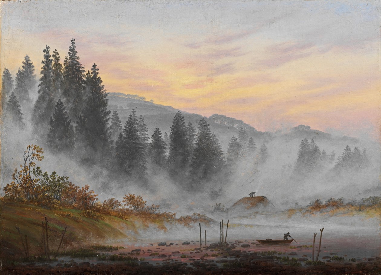 Tidene på dagen: Morgenen av Caspar David Friedrich